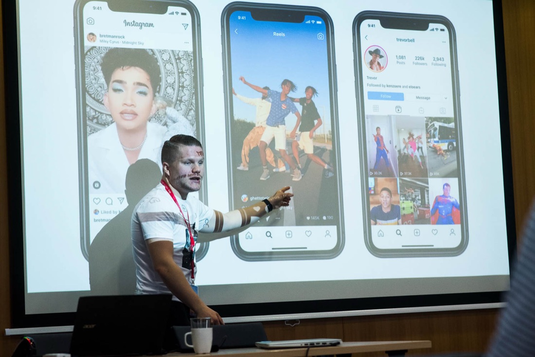Luky u prezentace o sociálních sítích